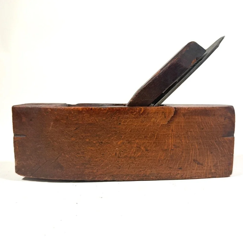 Antique Vintage Wooden Plane‎ Mathieson & Son – James River Works Steel Iron